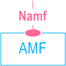 Symbolic representation of 5GS Namf services