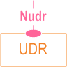 Symbolic representation of 5GS Nudr services