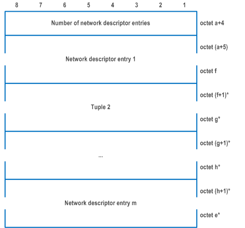 Reproduction of 3GPP TS 24.501, Fig. D.6.8.3: Network descriptor