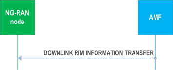 Reproduction of 3GPP TS 38.413, Fig. 8.16.2.2-1: Downlink RIM Information Transfer
